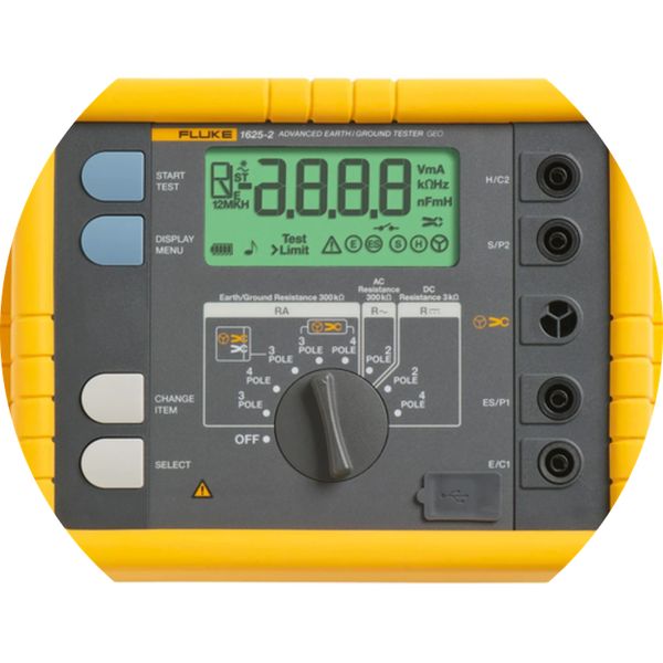 Fluke 1625 earth ground tester