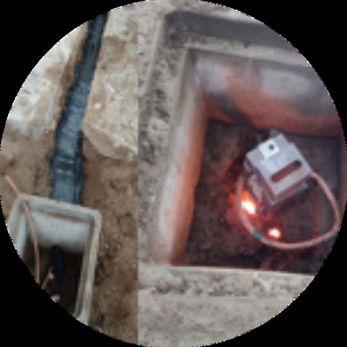 Grounding pit measurement